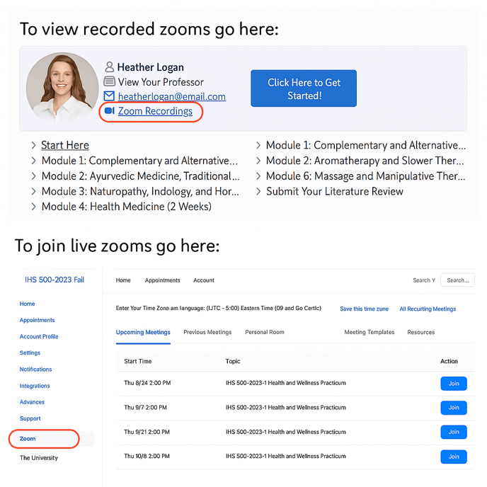 Knowledge Base Zoom Recordings
