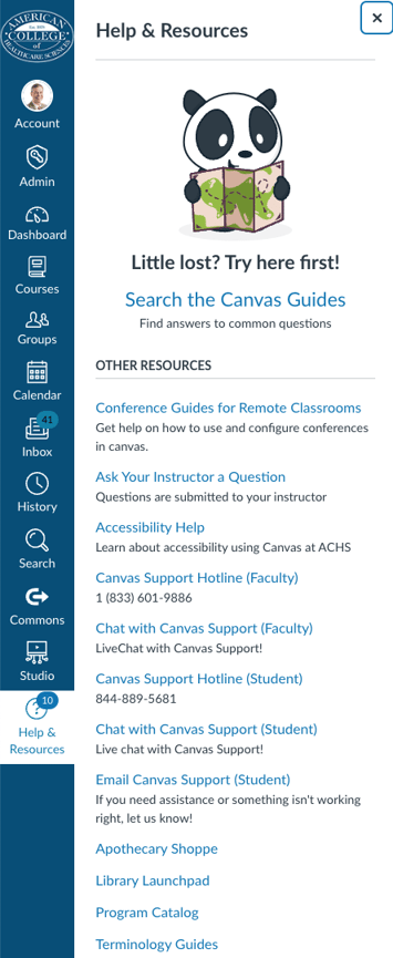 canvassupport